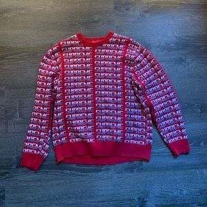 Supreme Repeated Logo Sweater Size Medium/Small